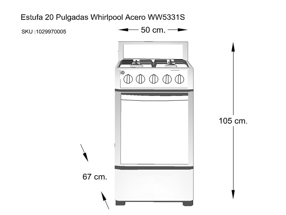 Medidas de estufas de 4 quemadores – Airea condicionado
